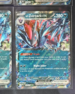 N’s Zoroark ex 175/159 Double Rare NM/M Pokemon Card + Bonus Cards - Image 4