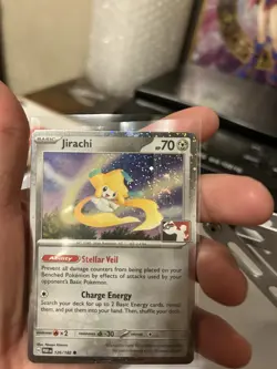 Pokemon TCG Jirachi Cosmo Holo Prize Pack 126/182 -NM - Double SWIRL - Image 4