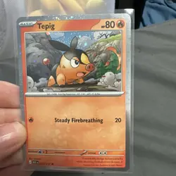 Tepig - Ascended Heroes Promo (Cosmos Holo) - 029/217 - Double Swirl - Image 1