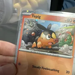 Tepig - Ascended Heroes Promo (Cosmos Holo) - 029/217 - Double Swirl - Image 2