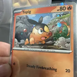 Tepig - Ascended Heroes Promo (Cosmos Holo) - 029/217 - Double Swirl - Image 3