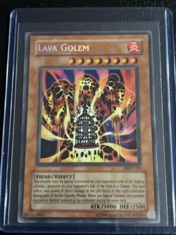 Konami Yu-Gi-Oh! Lava Golem & Red-Eyes B. Dragon Card Lot PGD LOB JMP (3 Cards) - Image 5