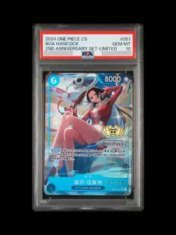 2024 One Piece Chinese 2nd Anniversary Limited Serial #051 Boa Hancock PSA 10 - Image 1