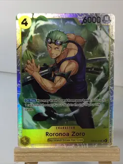 Roronoa Zoro OP15-113 SR Adventure on Kami's Island One Piece TCG English NM - Image 1