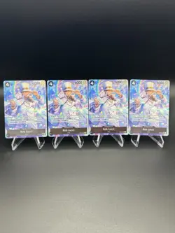 One Piece TCG Rob Lucci OP05-093 Alternate Art Playset x4 - Image 1