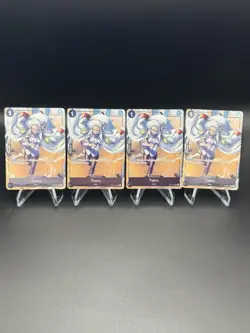 One Piece TCG Tsuru OP02-106 Alternate Art Playset x4 - Image 1
