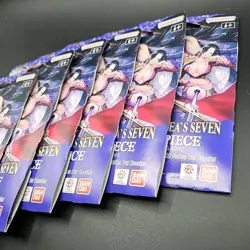 One Piece The Azure Sea’s Seven Sleeved Booster Pack OP-14 Lot of 6 Sealed New - Image 3