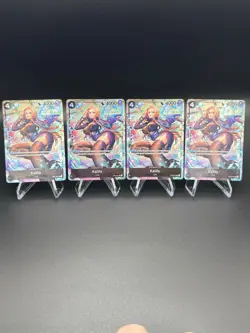 One Piece TCG Kalifa OP03-081 Alternate Art Playset x4 - Image 1