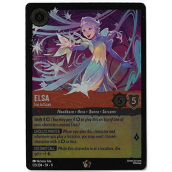 Disney Lorcana Winterspell Elsa - Ice Artisan 123/204 Legendary Cold Foil - Image 1