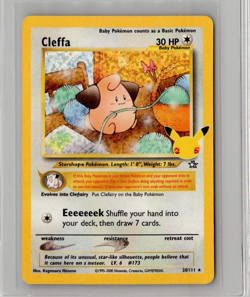 Cleffa 20/111 - Pokemon TCG Celebrations Classic Collection Holo Rare Card NM - Image 1