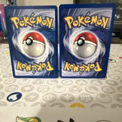 Pokemon TCG Meowth & Dark Vaporeon Lot 2 Cards Team Rocket Regular English - Image 2