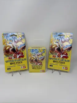One Piece Adventure On Kami's Island Double PAck Set 10 Card Game TCG 2 Packs - Image 1
