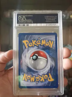 Pokemon Card 2010 PSA 9 STAFF POLITOED 7/95 Cross-Hatch Promo HGSS Unleashed - Image 2