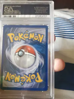 Pokemon Card 2010 PSA 9 STAFF POLITOED 7/95 Cross-Hatch Promo HGSS Unleashed - Image 4