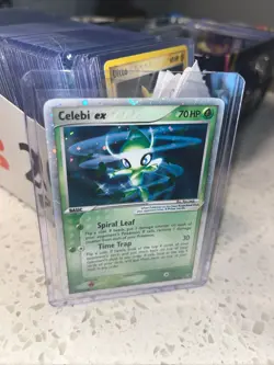 Pokemon TCG Celebi EX Holo Card 117/115 Unseen Forces - Image 1