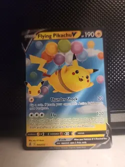 Pokemon Flying Pikachu v Celebrations Holo Card 006/025 Stamped - Image 1