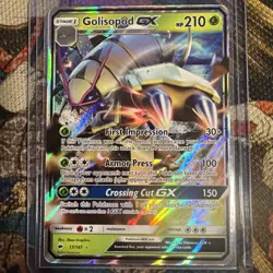 Golisopod GX 17 /147 Full Art Holo Burning Shadows 2017 Pokemon Card NM/M - Image 1