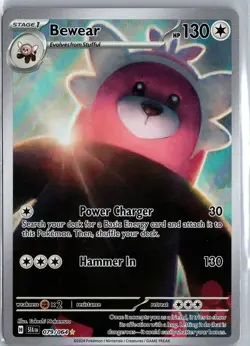Bewear 079/064 Scarlet & Violet Holo Rare Pokemon Card - Very Good Condition LP - Image 1