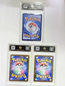 3x Pokemon TCG TOC Graded Cards (CN Trainer SR, JP Pikachu & Blissey ex) AB78 - Image 2