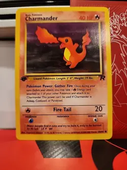 Charmander 50/82 1st Edition Team Rocket Pokemon TCG Card - Image 1