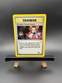 Rocket’s Sneak Attack 16/82 Unlimited Holo Pokemon Card MP - Image 1