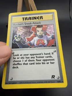 Rocket’s Sneak Attack 16/82 Unlimited Holo Pokemon Card MP - Image 2