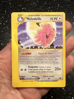 Carte Pokemon Melodelfe Rare 41/165 Wizards Expedition Francais Vf Fr - Image 2