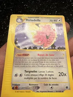 Carte Pokemon Melodelfe Rare 41/165 Wizards Expedition Francais Vf Fr - Image 4