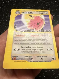 Carte Pokemon Melodelfe Rare 41/165 Wizards Expedition Francais Vf Fr - Image 5