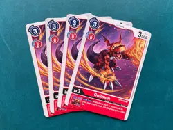 Guilmon BT2-009 Playset Release Special Booster 1.0 1.5 Digimon Card Game x4 - Image 1