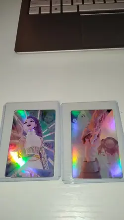 McDonald's Kpop Demon Hunter Card Rumi Jinu Hands Holo Ultra Rare and Rumi Holo - Image 1
