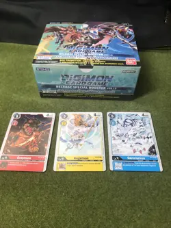 Digimon Trading Card Game TCG Release Special Booster Ver 1.5 Factory Sealed Box 811039034467 - Image 1