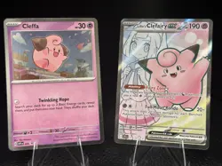 Pokemon ex Holo Promo Card Lot – Cleffa, Lillie's Clefairy EX - Image 1