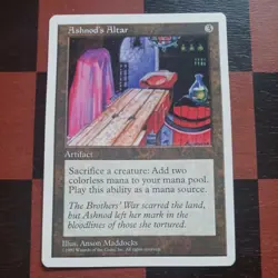 Mtg Ashnod's Altar LP Core Set 5th Fifth Edition Magic Card - Image 1