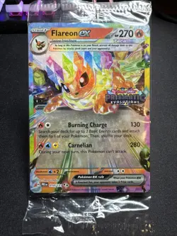 Flareon ex - (Prismatic Evolutions Stamp) 014/131 Miscellaneous Cards & Products - Image 1
