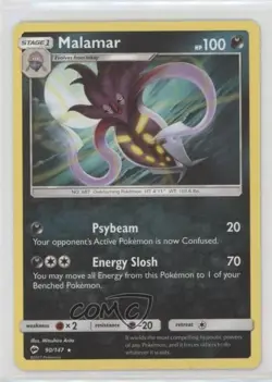 Malamar Pokemon Sun & Moon Burning Shadows #90 - Image 1