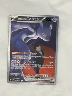 Team Rocket's Mewtwo ex 281/217 Me: Ascended Heroes Holographic Pokemon Card SIR - Image 1