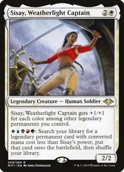 Sisay, Weatherlight Captain 29 Rare Modern Horizons Magic: The Gathering NM - Image 1