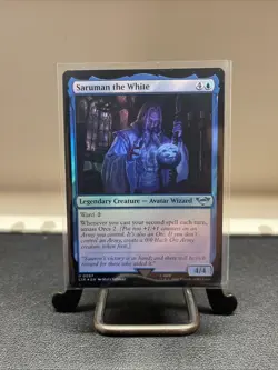 MTG Saruman the White FOIL The Lord of the Rings Tales of Middle-earth NM - Image 1