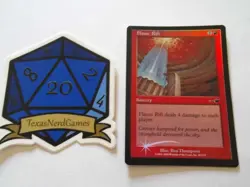 x1 Flame Rift FOIL Nemesis MTG Magic the Gathering TexasNerdGames - Image 1