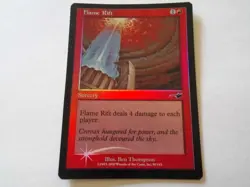 x1 Flame Rift FOIL Nemesis MTG Magic the Gathering TexasNerdGames - Image 2