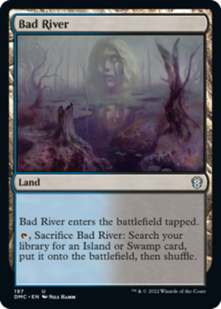 Light Play, English MTG Regular Bad River Commander: Dominaria United Magic the - Image 1