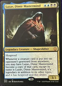 Lazav, Dimir Mastermind - Zendikar Rising Commander - MTG Magic - NM - Mythic - Image 1