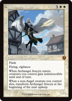 Archangel Avacyn // Avacyn, the Purifier (Retro Frame) [Innistrad Remastered] - Image 1
