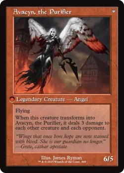 Archangel Avacyn // Avacyn, the Purifier (Retro Frame) [Innistrad Remastered] - Image 2