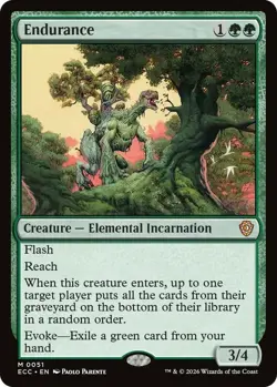 1x Endurance NM-Mint, English Commander: Lorwyn Eclipsed MTG Magic - Image 1
