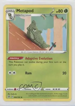 Metapod Pokemon Sword & Shield Rebel Clash #002 - Image 1