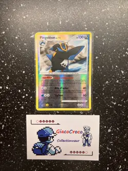 Carte Pokemon Pingoleon Reverse 2/100 Francais Diamant Et Perle Tempete - Image 1