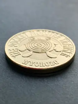 Poliwhirl NO.061 Pokemon Battle Coin Medal 1997 Japan Pokemon Rare Nintendo Gold - Image 4