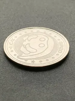 Kabuto SP20 medal coin Pokemon Japanese Pokemon Meiji Juice NINTENDO Very Rare - Image 3